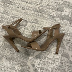 Steve Madden Patent Nude Sandals
